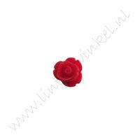 Flatback 7x7mm - Rosette Rot (10 St.)