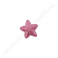 Stern 23mm - Flitter Rosa