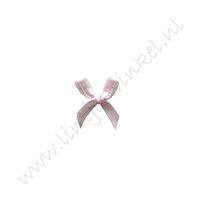 Satin Schleife 21x21mm - Hell Rosa