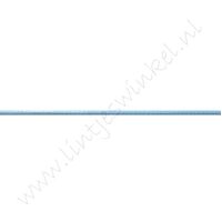 Wachskordel 1mm - Hell Blau