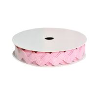 Rolle Zackenlitze (1,8 Meter) - 8mm Hell Rosa