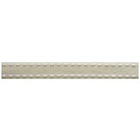 Ripsband Sattelstich 10mm - Creme Weiß