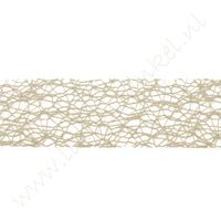 Crispy (Netz) Band 30mm (Rolle 10 Meter) - Natural Sand