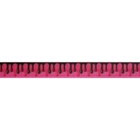Ripsband Aufdruck 10mm - Drip Cake Schokolade Pink