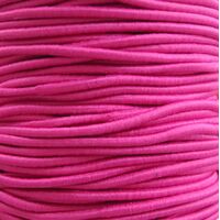 Gummiband Rund 2mm - Gummikordel Fuchsia