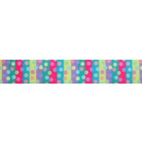 Ripsband Aufdruck 16mm - Happy Confetti