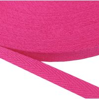 Köperband 10mm (100% Baumwolle) - Pink