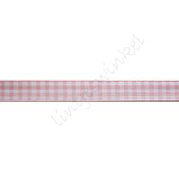 Karoband 10mm (Rolle 22 Meter) - Hell Rosa