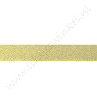 Glitzer Organza Band 25mm - Gold