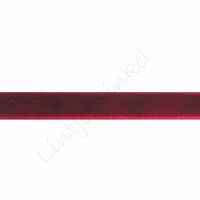 Samtband 10mm - Bordeaux Rot