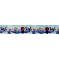 Ripsband Cartoon 10mm - Frozen Anna Elsa Olaf