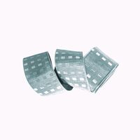 Lint met Draad 63mm - Linnen Licht Blauw Grijs Ruit Blok Vierkantjes (Rol van 3 Meter)