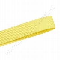Ripsband 6mm (Rolle 22 Meter) - Zitronen Gelb (640)