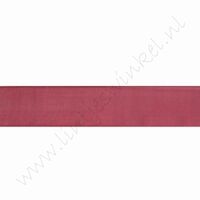 Organza 16mm (Rolle 45 Meter) - Bordeaux Rot