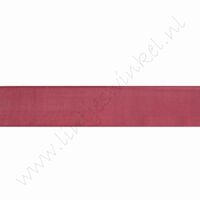 Organza 16mm (Rolle 45 Meter) - Bordeaux Rot