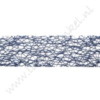 Crispy (Netz) Band 30mm (Rolle 10 Meter) - Dunkel Blau / Marine