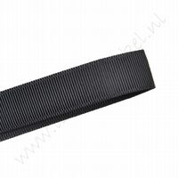 Ripsband 10mm (Rolle 91 Meter) - Schwarz