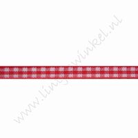 Karoband 6mm (Rolle 22 Meter) - Rot