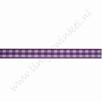 Karoband 6mm (Rolle 22 Meter) - Violett