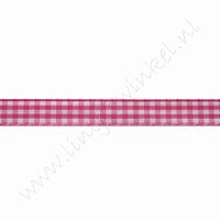 Karoband 10mm (Rolle 22 Meter) - Pink