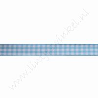 Karoband 10mm (Rolle 22 Meter) - Hell Blau