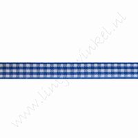 Karoband 10mm (Rolle 22 Meter) - Dunkel Blau