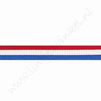 Webband Flagge 10mm (Rolle 22 Meter) - Holland (doppelseitig)
