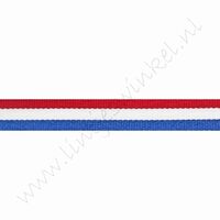 Webband Flagge 10mm (Rolle 22 Meter) - Holland (doppelseitig)