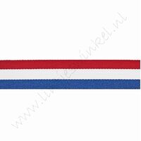 Webband Flagge 16mm (Rolle 22 Meter) - Holland (doppelseitig)