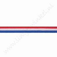 Webband Flagge 6mm (Rolle 22 Meter) - Holland (doppelseitig)