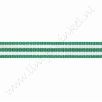Band Streifen 10mm (Rolle 18 Meter) - Grün Weiß