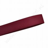 Ripsband 10mm (Rolle 22 Meter) - Bordeaux Rot (275)