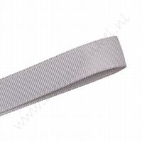 Ripsband 10mm (Rolle 22 Meter) - Silber Grau (012)