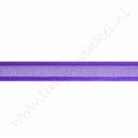 Organza Satinrand 10mm (Rolle 22 Meter) - Lila
