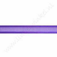 Organza Satinrand 10mm (Rolle 22 Meter) - Lila