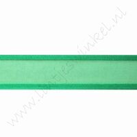 Organza Satinrand 22mm (Rolle 22 Meter) - Grün