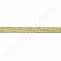 Glitzer Organza Band 10mm (Rolle 22 Meter) - Gold