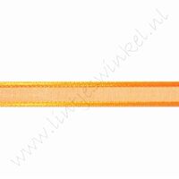 Organza Satinrand 10mm (Rolle 22 Meter) - Orange