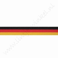 Webband Flagge 10mm (Rolle 22 Meter) - Deutschland (doppelseitig)