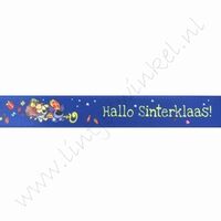 Baby Satinband 16mm (Rolle 20 Meter) - Wusel & Pip Hallo Sinterklaas!